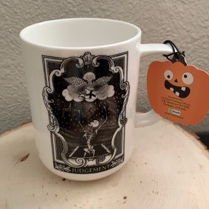 Skeleton Judgement Tower Tarot Halloween Mug